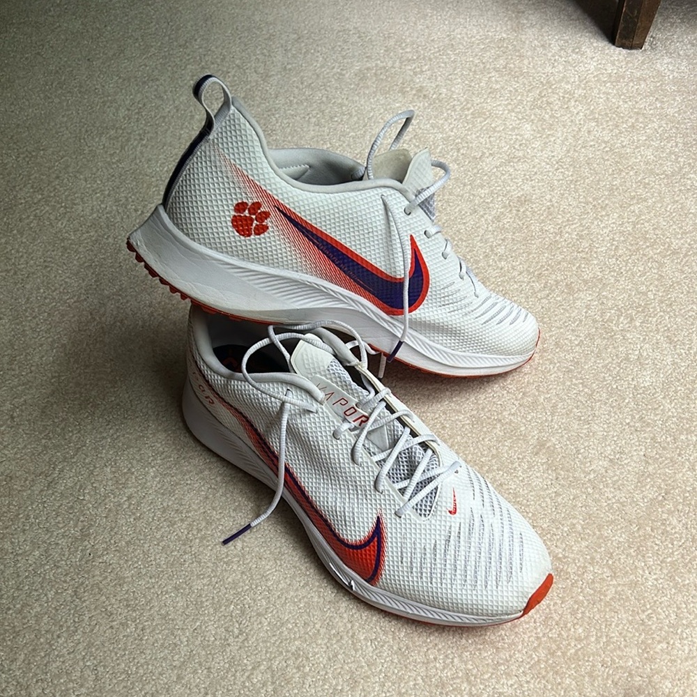 TEAM ISSUED Clemson Tigers Football Nike Vapor Tennis Shoes